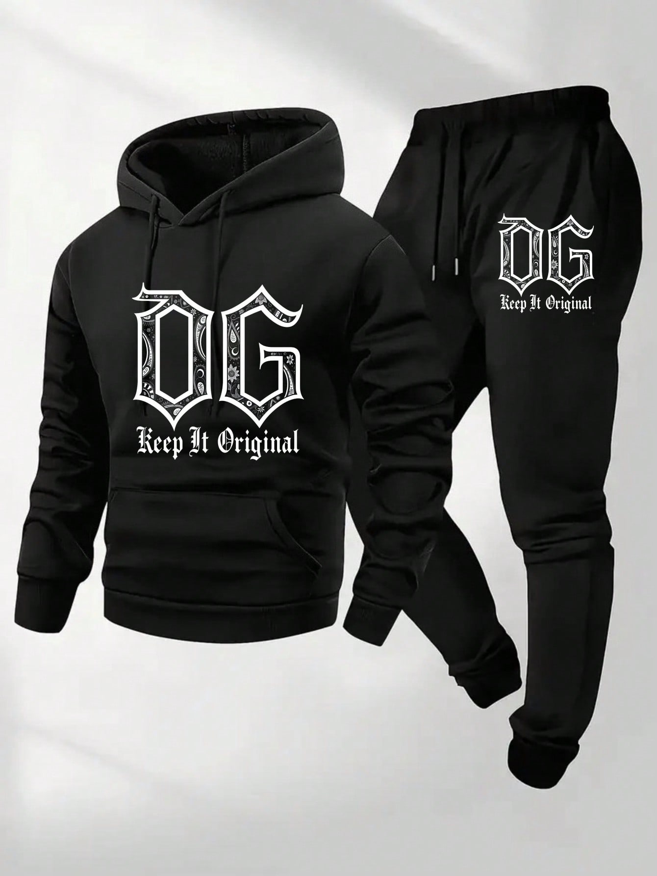 Outdoor Sport Hoodie - OG Print Men's 2 Piece Casual