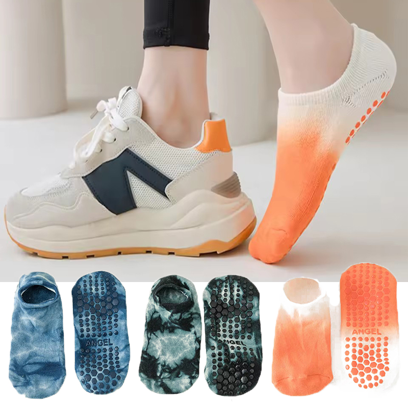 Trampoline Park Sock - Ladies' Colorful Anti Slip Yoga Socks