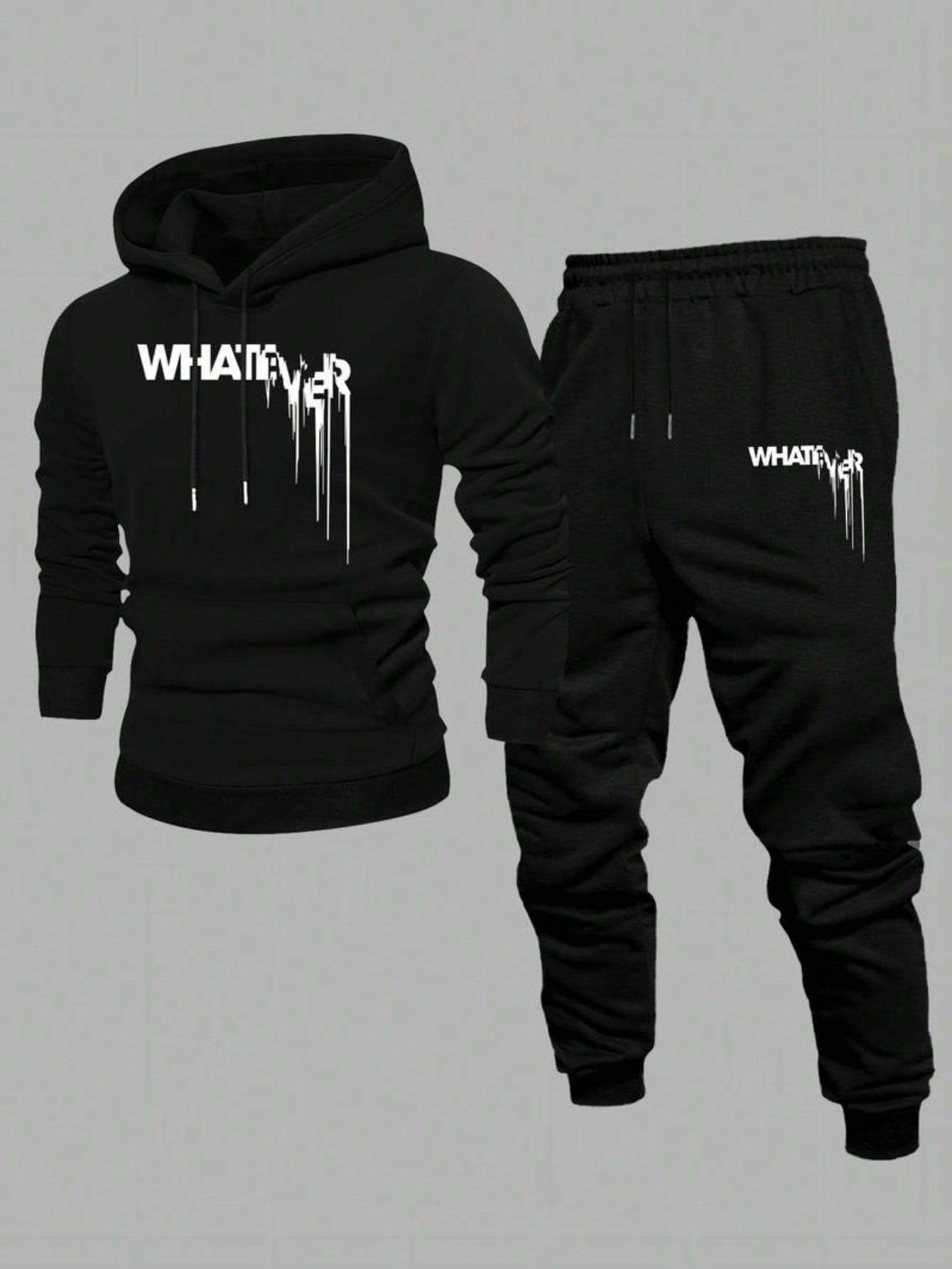 Funny Whatever Mens Hoodie 2‑P - Outdoor Sports Outfit review and price