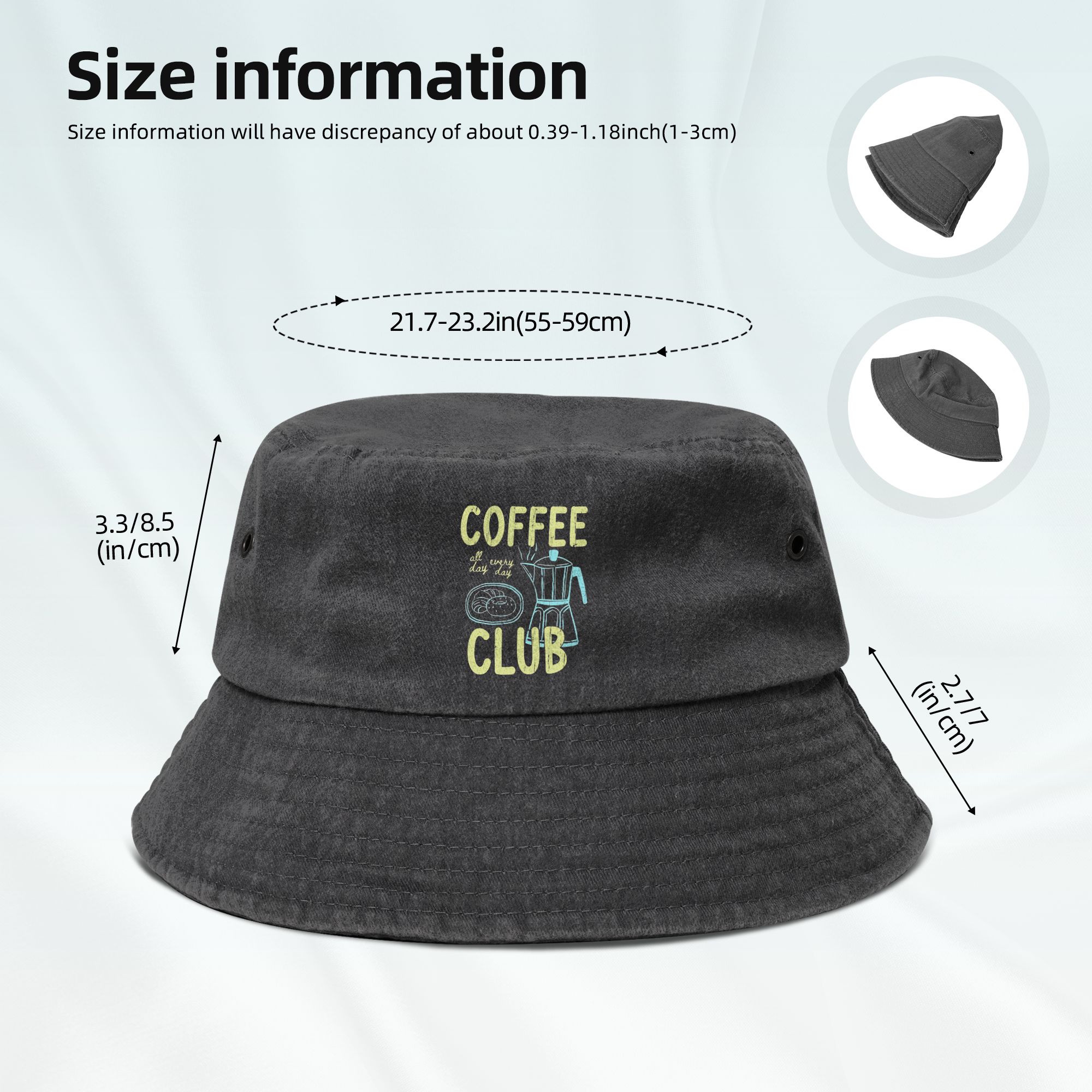 Coffee Club Lover Bucket Hats  - Outdoor Sport Club review and price