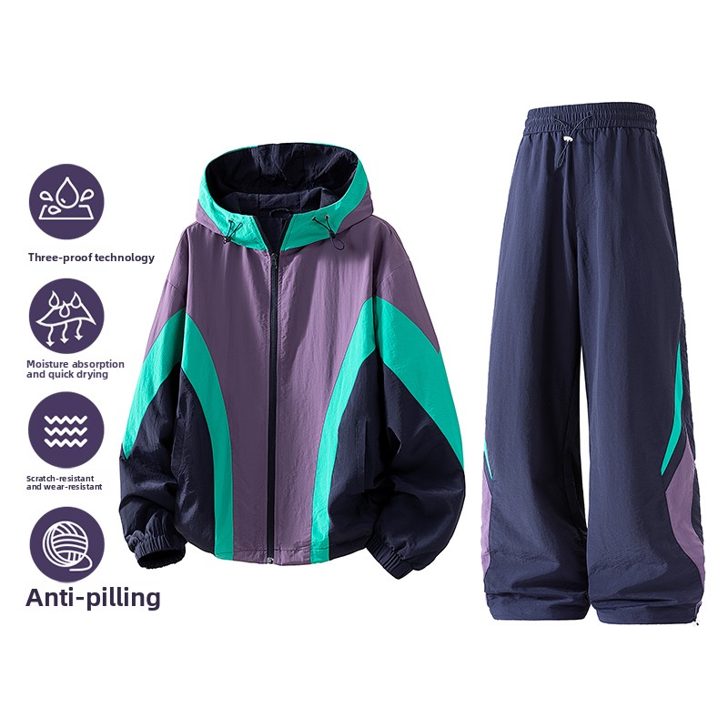 New two-piece men's spring-aut - Outdoor Sports Outfit review and price