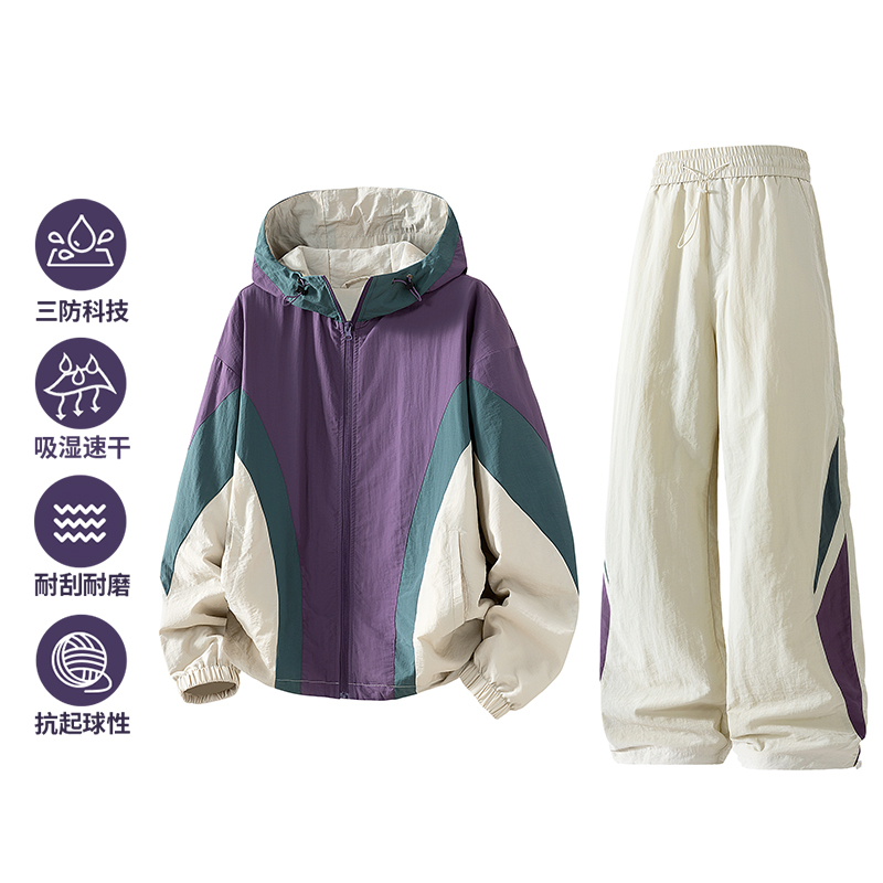 New two-piece men's spring-aut - Outdoor Sports Outfit review and price