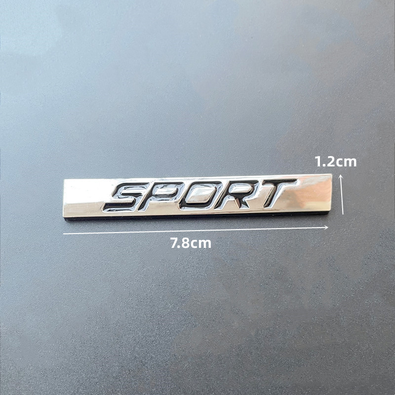 3D Metal Black Chrome Logo Spo - Outdoor Sport Logo review and price