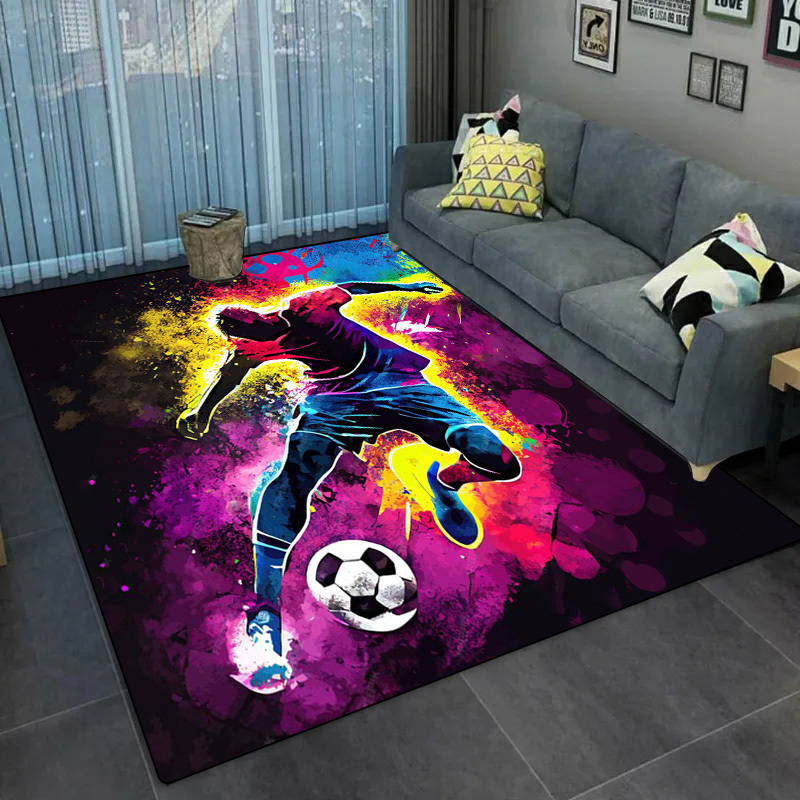 Colorful Football Player Actio - Outdoor Sport Live review and price
