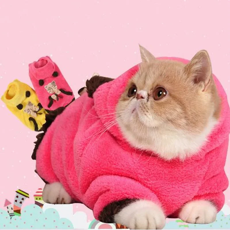 Cat Clothes Warmly Coral Velve - Outdoor Sport Festival review and price