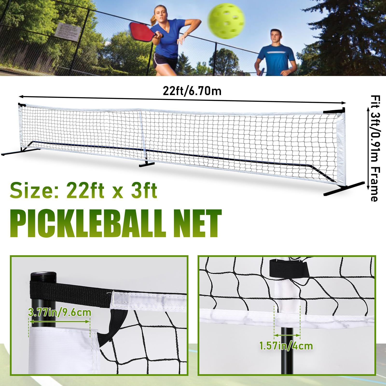 1Pcs/lot Black Portable Pickle - Outdoor Sports Net review and price