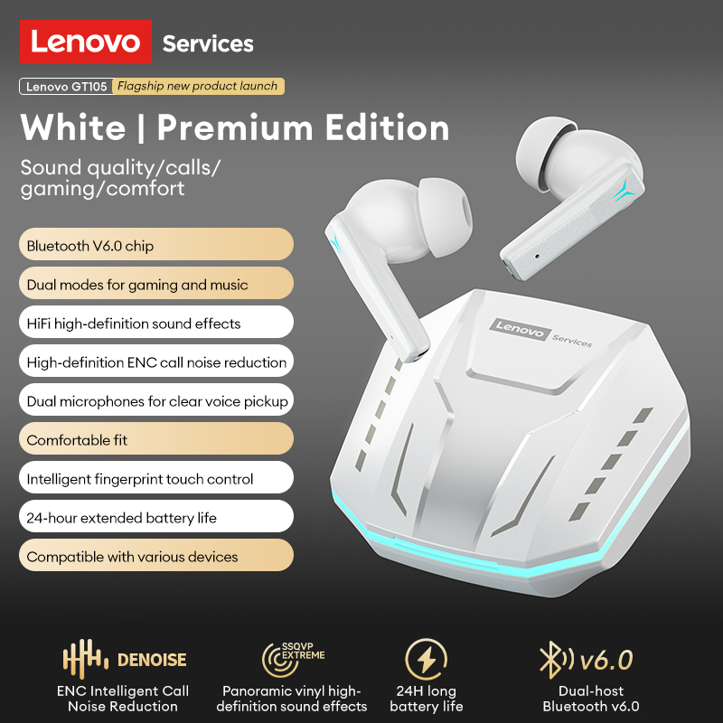 Lenovo GT105 Fones De Ouvido D - Outdoor Sport Doo review and price