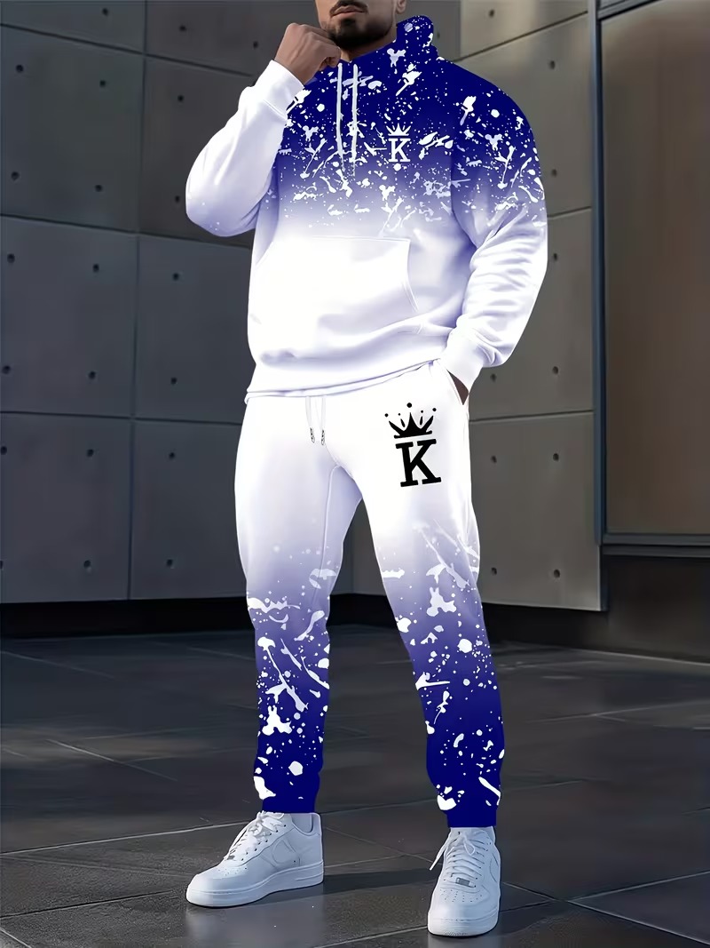 Fashion Crown Printed Hoodies  - Outdoor Sports Outfit review and price