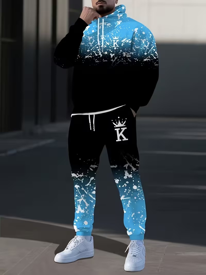 Fashion Crown Printed Hoodies  - Outdoor Sports Outfit review and price